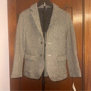 ✨🖤 Polo Ralph Lauren Boys Herringbone Blazer — Wedding Ready - NWT - M (10/12)